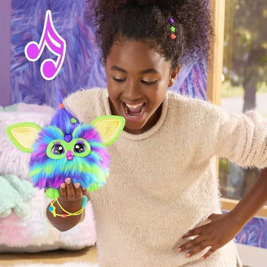 Furby aurora borealis glow in the dark + licht en geluid