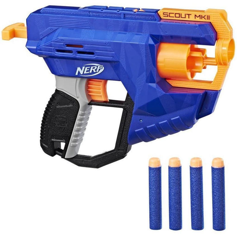 Load image into Gallery viewer, Nerf n-strike elite scout mkii + 4 darts
