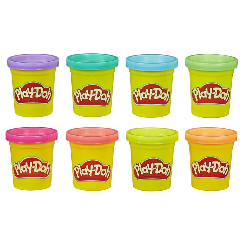 Load image into Gallery viewer, Play-doh regenboog kleuren 8 potjes klei
