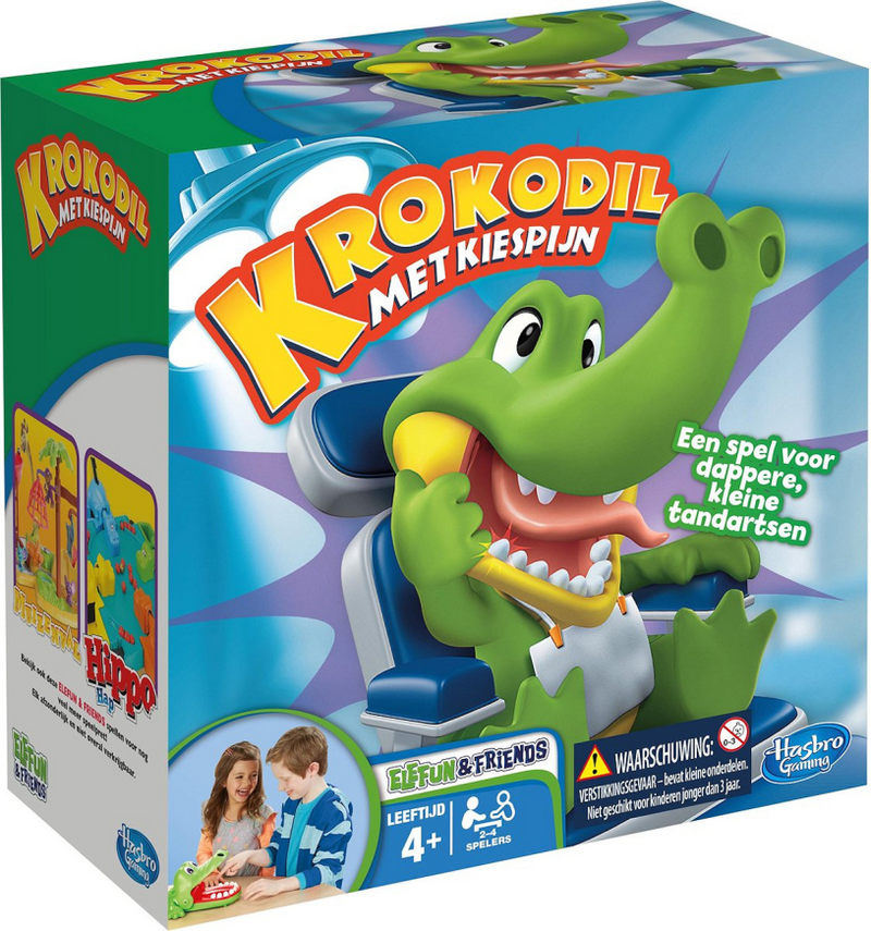 ギャラリービューアに画像をロードする, Hasbro krokodil met kiespijn
