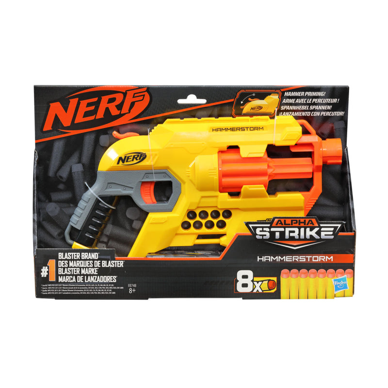 Load image into Gallery viewer, Nerf Alpha Strike Hammerstorm Blaster + 8 Darts

