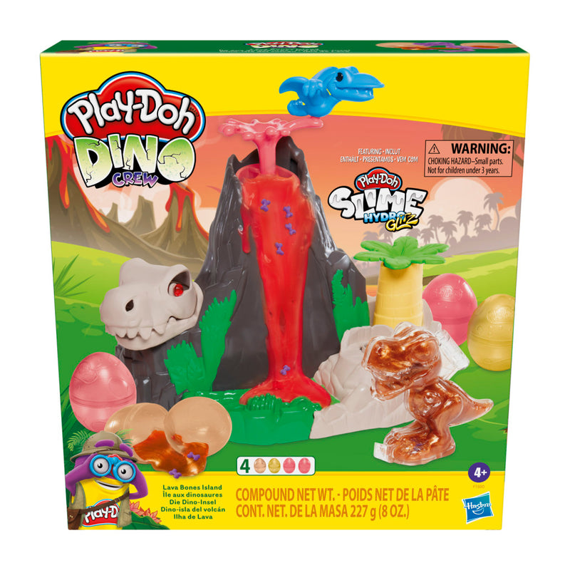 Load image into Gallery viewer, Play-doh slime hydro glitz dino vulkaan
