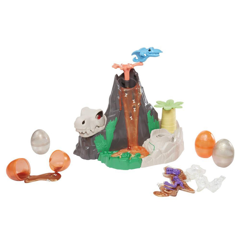Load image into Gallery viewer, Play-doh slime hydro glitz dino vulkaan
