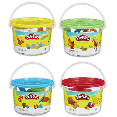 Play-doh mini emmertje met 3 potjes + accessoires