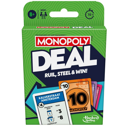 Hasbro spel monopoly deal kaartspel | 4 stuks