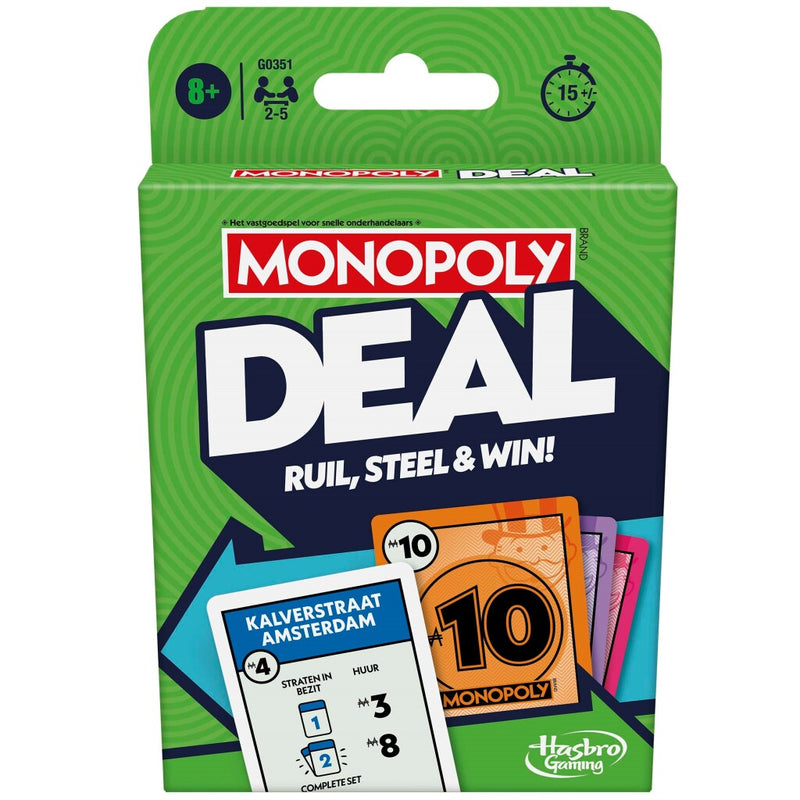 Chargez l'image dans la visionneuse de la galerie, Hasbro monopoly deal kaartspel - nederlandse editie
