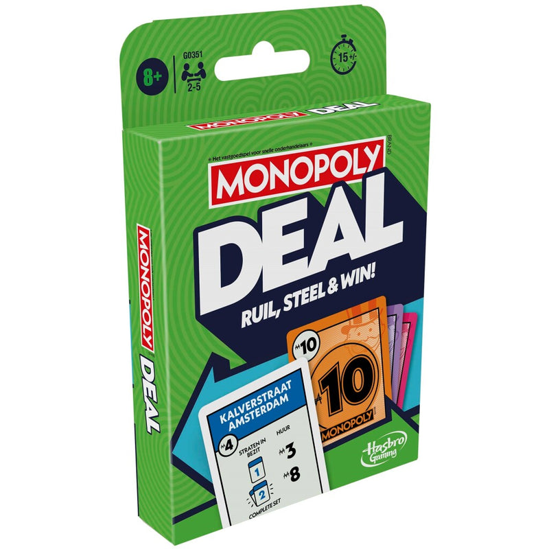 Chargez l'image dans la visionneuse de la galerie, Hasbro monopoly deal kaartspel - nederlandse editie

