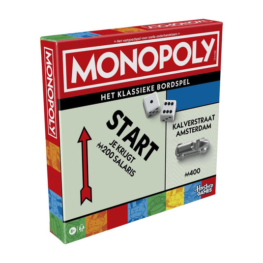 Hasbro monopoly het klassieke bordspel 2-6 spelers