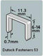 Dutack brad skn12 rvs 30mm p 5000