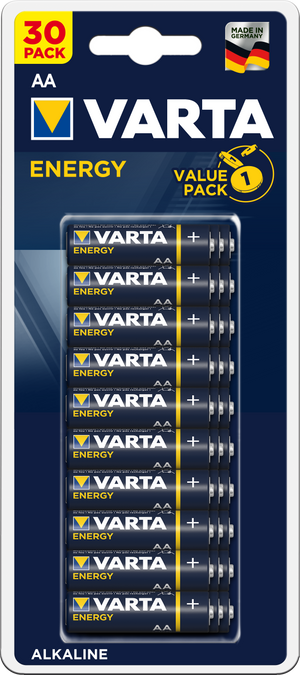 Batterijen energy aa varta 30 stuks