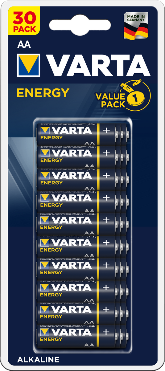 Varta batterij energy aa lr06 blister (30)