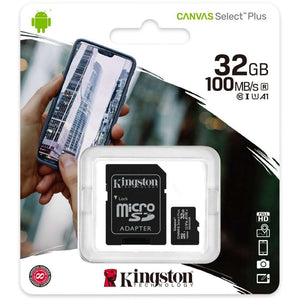 Kingston micro sd kaart 32gb met adapter