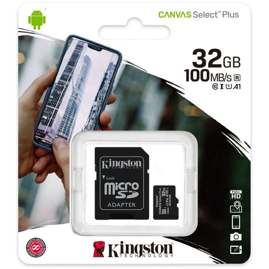 Kingston micro sd kaart 32gb met adapter - 501199