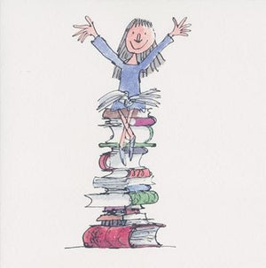 Kaart+envelop roald dahl mathilda. 16x16