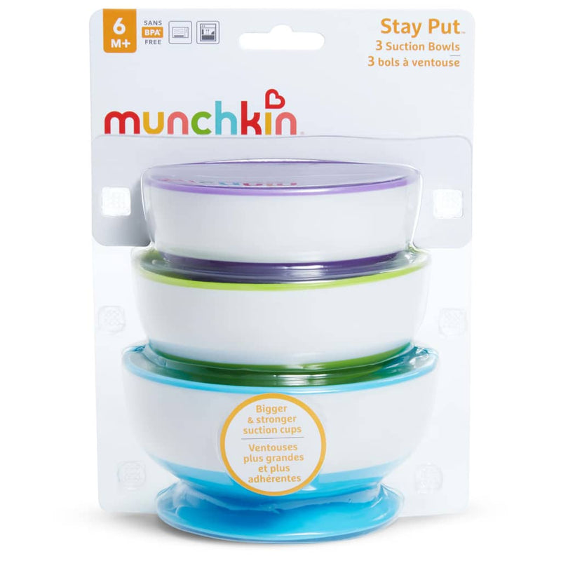 Load image into Gallery viewer, Munchkin Munchkin Kommen met zuignap 3 st
