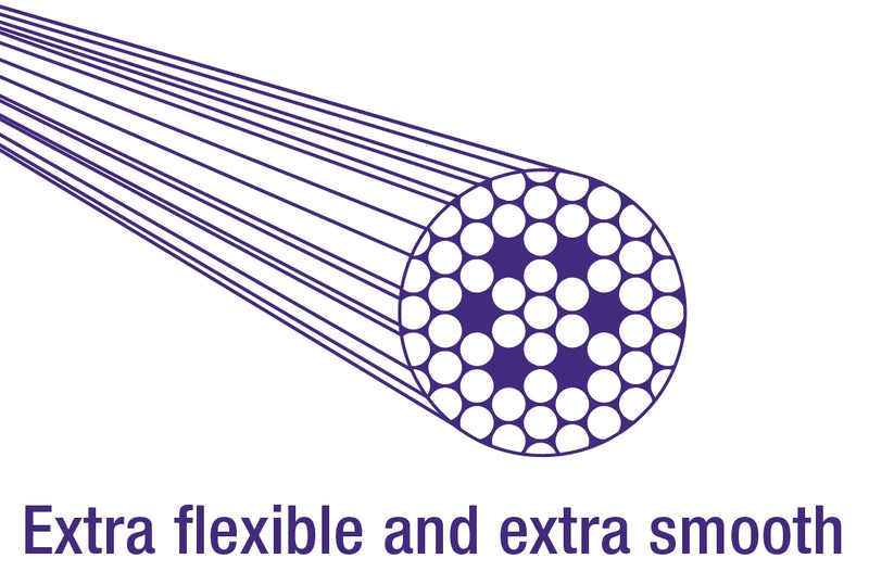 Load image into Gallery viewer, Schakel binnenkabel Elvedes 2250mm RVS Slick Ø1,1mm N-nippel (op kaart)
