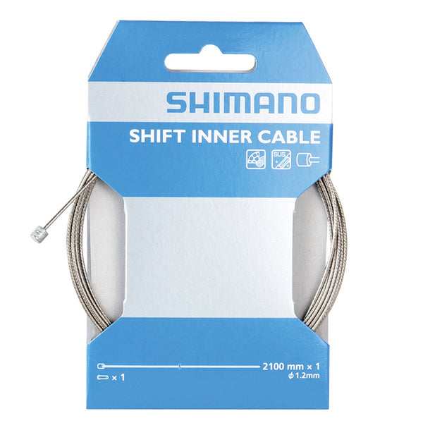 Versnelling binnenkabel Shimano ø1,2 x 2100mm (10 stuks)