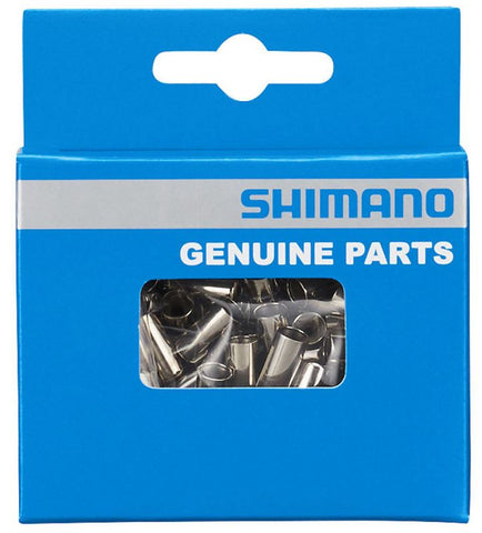 Anti-rafel nippel Shimano ø1.6mm aluminium - zilver (100 stuks)