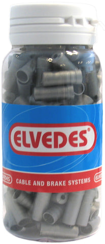 Elvedes kabelhoedje 5.0mm PVC zilver (150)