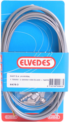Kabel Elvedes cpl rem achter zilver