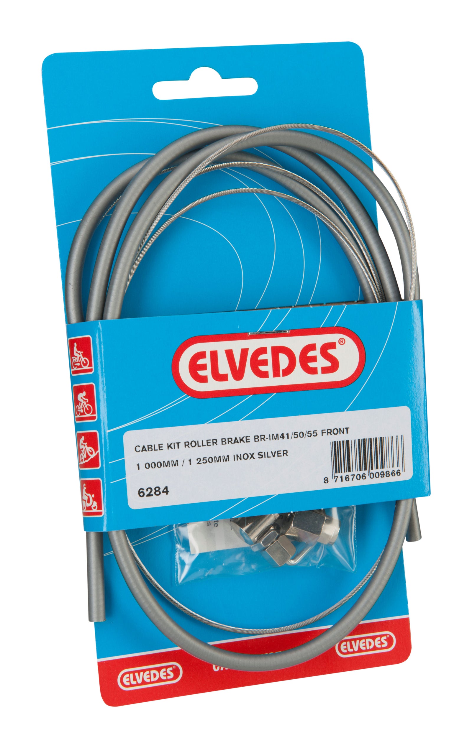 Kabel Elvedes rollerbrake voor zilver