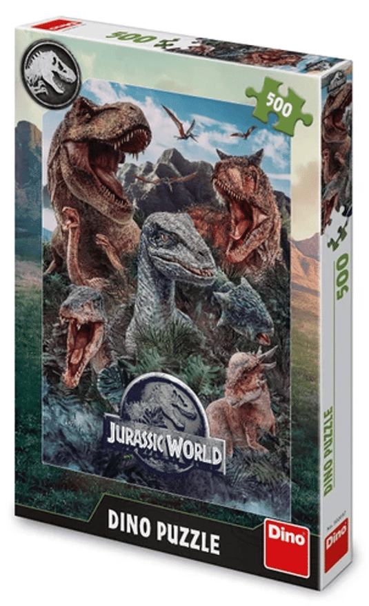 Dinotoys dino puzzel - jurassic world dinosauriërs - 500 stukjes
