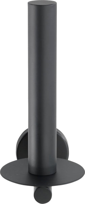 Wenko reserverolhouder bosio rvs zwart mat - toiletrolhouder - toiletpapier houder - wc rolhouder
