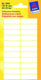 Kangaro etiket wit 32x10mm 10 pak a 10 stuks