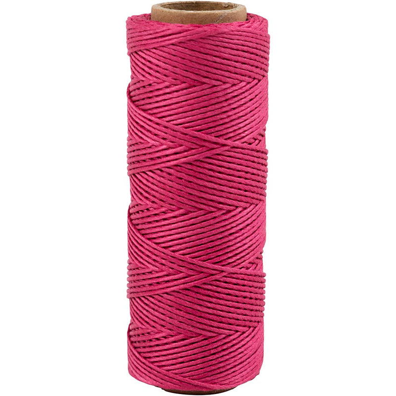 Afbeelding laden in galerijviewer, Creativ company http: www.cchobby.nl bamboekoord-dikte-1-mm-donkerroze-65-m-1-rol
