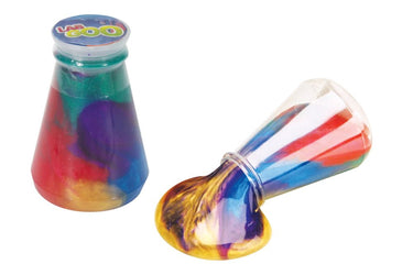 Regenboog slime in fles. 3+