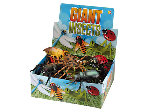 Grote insecten, 12 assortie. 15 cm. 3+