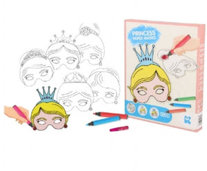 Prinsessen papieren maskers maken.