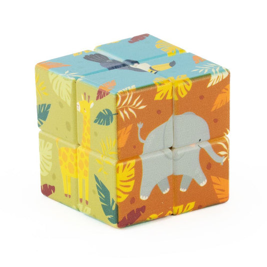 Magic cube dierentuin. 12 stuks. 3+