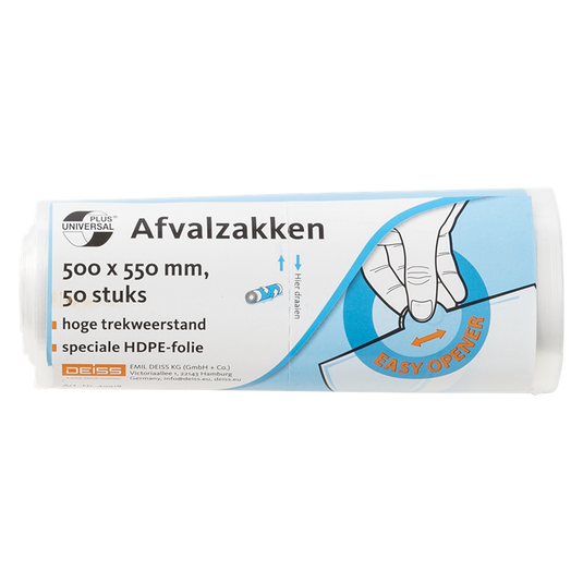 1063322 - vuilzakken transpar. 25l 50st | 10 stuks