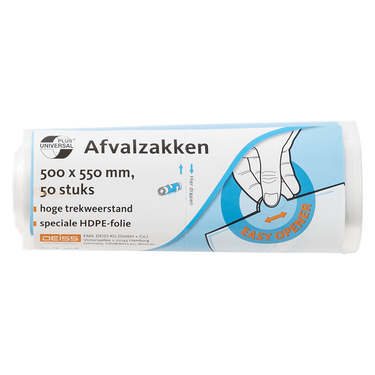 Q-connect vuilniszakken universal plus transparant