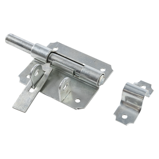 Mack 1069112 - hangslotgrendel blauw verzinkt80 mm | 5 stuks