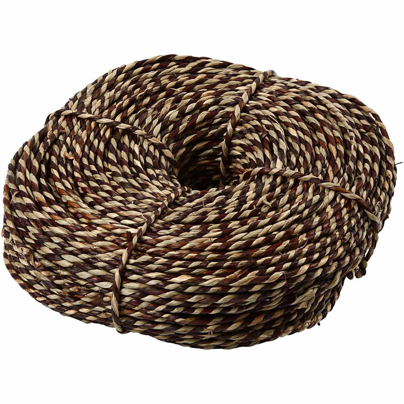 Afbeelding laden in galerijviewer, Https: www.cchobby.nl zeegras-dikte-3-5-4-mm-ca-80-m-bruin-500-gr-1-bol
