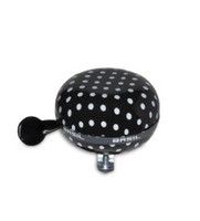 Basil Big Bell Polkadot 80mm ding dong black white 50397