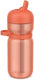 Mepal drinkfles flip sport - 600 ml - flip en drink - lekdicht - draaglus en comfortabele grip - vaatwasmachinebestendig - drinkflessen - peach orange