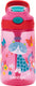 Contigo gizmo flip autospout kinderdrinkfles met rietje, bpa-vrije waterfles - cherry with cat - 420ml