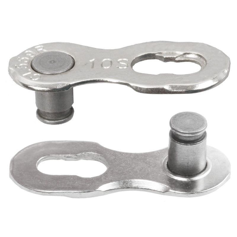 Load image into Gallery viewer, M-Wave Kettingschakel Fusion 1 2 x 11 128 staal 10S zilver
