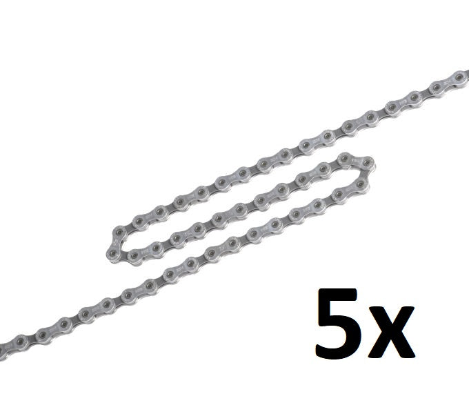 Load image into Gallery viewer, Shimano ketting 9 speed hg53 deore lx tiagra - 126 schakels (5 stuks in werkplaatsverpakking)

