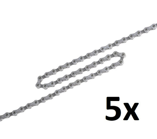 Shimano ketting 9 speed hg53 deore lx tiagra - 126 schakels (5 stuks in werkplaatsverpakking)
