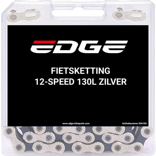 Ketting 12 speed Edge CHN-006 met 130 schakels - zilver
