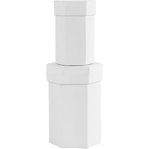 Https: www.cchobby.nl zeskantige-dozen-h-7-9-cm-afm-4-5-6-cm-wit-2-stuk-1-set