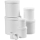 Creativ company ronde dozen, d: 7+9 +12+14,5 +17+19,5 +22 cm, h: 7,5+10,2 +12,7+15,2 +17,7+20,2 +22,7 cm, 7 stuks, wit