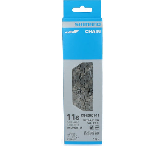 Shimano ketting 11 speed hg601 105 race mtb e-bike met quick link - 138 schakels