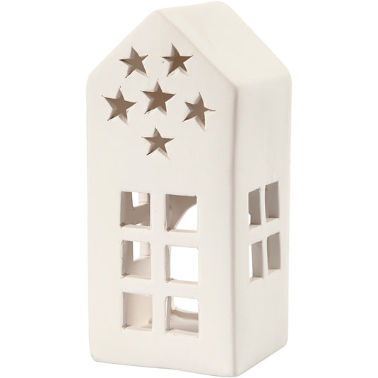 Https: www.cchobby.nl waxinelichthouder-huis-h-16-cm-afm-7x7-cm-wit-8-stuk-1-doos
