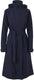 Agu trench coat long urban outdoor - dames regenjas - blauw - maat s