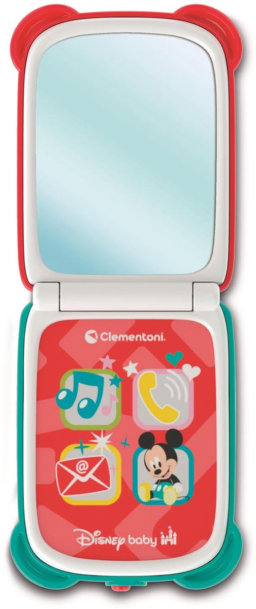 Afbeelding laden in galerijviewer, Clementoni baby disney mickey mouse telefoon inklapbaar
